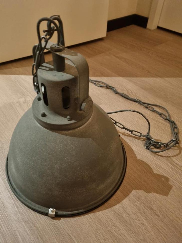 Brilliant hanglamp Jesper betonlook grijs 38cm E27, Huis en Inrichting, Lampen | Hanglampen, Zo goed als nieuw, Minder dan 50 cm