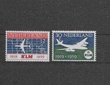 Nederland 1959, NVPH 729 t/m 730, Postfris. beschikbaar voor biedingen