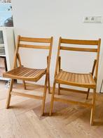 Stevige vintage klapstoelen, per stuk:, Ophalen