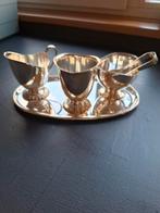 Douwe Egberts Suiker en Melk Set verzilverd, Antiek en Kunst, Antiek | Goud en Zilver, Ophalen