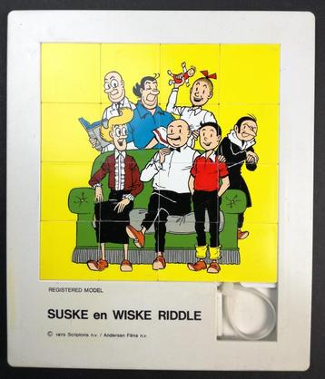 SUSKE en WISKE Schuifpuzzle 1975 Scriptoria n.v. / Andersen beschikbaar voor biedingen