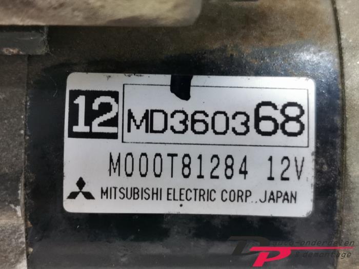 Startmotor van een Mitsubishi Carisma, Auto-onderdelen, Gebruikt, -, -, Ophalen of Verzenden