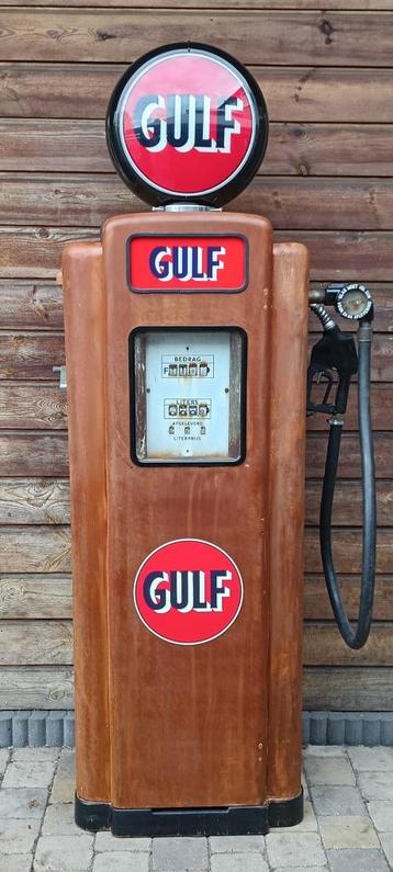 Prachtige model Rat Look Style Wayne Gulf benzinepomp 1940 beschikbaar voor biedingen