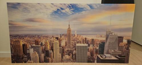 Plexiglas schilderij skyline New York, Antiek en Kunst, Kunst | Schilderijen | Abstract, Ophalen
