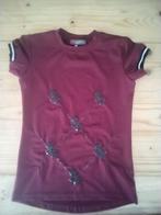 Qhp rijshirt bordeaux rood maat 128, Dieren en Toebehoren, Paardrijkleding, Ophalen of Verzenden, Gebruikt, Dressuur, Bovenkleding