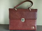 mooie cognackleurige damestas, Ophalen of Verzenden, Zo goed als nieuw, Bruin, Handtas