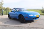 Mazda MX-5 1.6 Miata U9 1990 Blauw, Auto's, Achterwielaandrijving, 4 cilinders, Cabriolet, Blauw