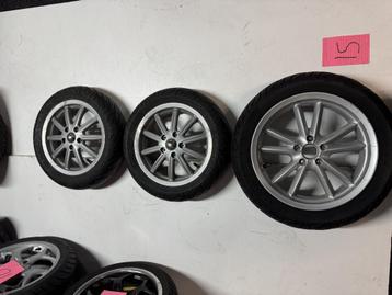 Piaggio MP3 velgenset zilver incl banden zgan beschikbaar voor biedingen