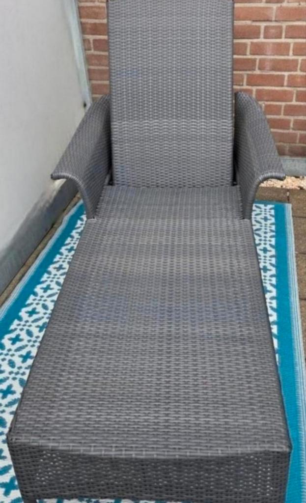 Ligbed merk Hartman, Tuin en Terras, Ligbedden, Zo goed als nieuw, Verstelbaar, Ophalen