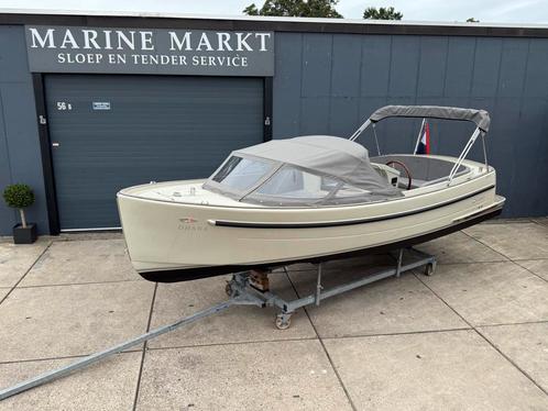 Zeer nette Antaris Fifty5 met VETUS 27pk vol opties, Watersport en Boten, Sloepen, Zo goed als nieuw, 10 tot 30 pk, 3 tot 6 meter