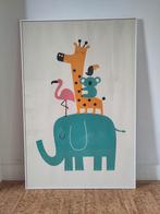 Poster kinderkamer 60x90cm in witte lijst, Ophalen, Zo goed als nieuw, Wanddecoratie
