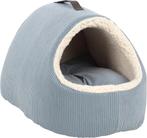 Hondenmand iglo Mila ribstof blauw van € 59,99 nu € 44,95, Dieren en Toebehoren, Info@flamingo.be, Www.flamingo.be, Overige, Flamingo