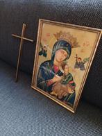 Maria met kind icoon & kruisbeeld, Ophalen of Verzenden