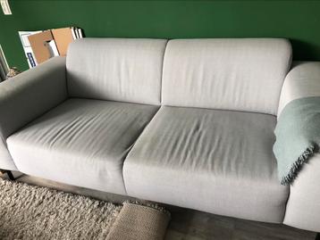 Grijze bank 200 cm leenbakker