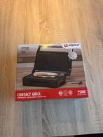 Alpina Contact Grill 750W - Nieuw in doos!, Ophalen, Uitneembare platen, Nieuw