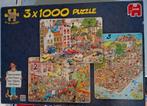 Jan van Haasteren triodos 3x 1000, Hobby en Vrije tijd, Denksport en Puzzels, Ophalen, Zo goed als nieuw