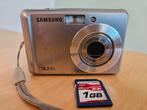 Samsung Digitale Camera Compact + 1GB SD, Gebruikt, Compact, Ophalen of Verzenden, Samsung