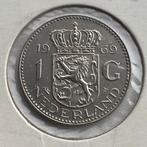 1 Gulden uit 1969 Vis 🐠 Juliana, Postzegels en Munten, Munten | Nederland, Verzenden, Koningin Juliana, 1 gulden, Losse munt