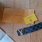 Louis Vuitton riem. Zwart grijs blokjes, Kleding | Heren, Riemen en Ceinturen, Ophalen of Verzenden, Zo goed als nieuw, Zwart