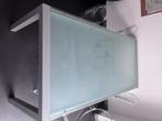 Glazen/stalen eetkamertafel 192 X 90 eventueel met stoelen, Huis en Inrichting, Ophalen, Gebruikt, 50 tot 100 cm, Vijf personen of meer