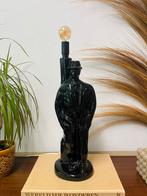 Prachtige vintage design lamp jaren 80 man lantaarn zwart, Ophalen of Verzenden, Zo goed als nieuw, Minder dan 50 cm
