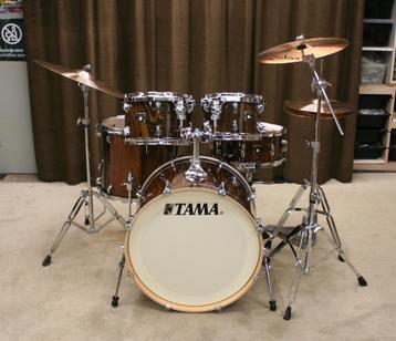 drumstel: tama superstar classic walnut glaze 22/10/12/16/14