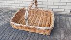 rieten mand voor open haard hout, Ophalen, Gebruikt, Mand, Riet