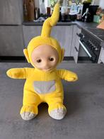 Gele teletubbie knuffel met hard gezicht Laa-Laa, Overige typen, Ophalen of Verzenden, Zo goed als nieuw