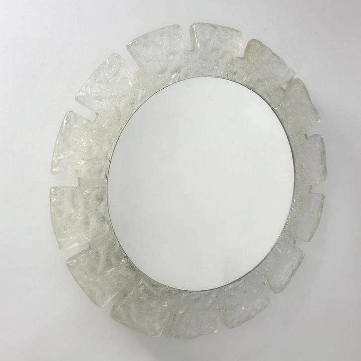 Hillebrand verlichte vintage spiegel 60s mid century acryl, Huis en Inrichting, Woonaccessoires | Spiegels, Gebruikt, 50 tot 75 cm