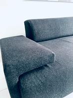 Antracietgrijze Moroso lowland 4 zitter, Ophalen, Gebruikt, 75 tot 100 cm, Rechte bank