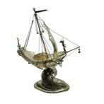 Zilveren Nautilus Schip, Ophalen of Verzenden, Zilver