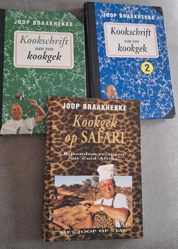 Joop Braakhekke - 3 Kookboeken beschikbaar voor biedingen