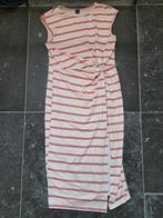 Shein S wit roze gestreepte jurk mouwloos katoen, Wit, Ophalen of Verzenden, Zo goed als nieuw, Maat 36 (S)