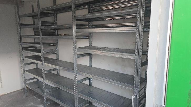 Metalen rek, stelling voor schuur, Huis en Inrichting, Kasten | Stellingkasten, Zo goed als nieuw, Ophalen