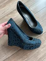 Pumps platform lace retro vintage hakken 41 high heels wedge, Kleding | Dames, Schoenen, Blauw, Ophalen of Verzenden, Zo goed als nieuw