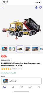 Playmobil city action vrachtwagen, Ophalen of Verzenden, Zo goed als nieuw