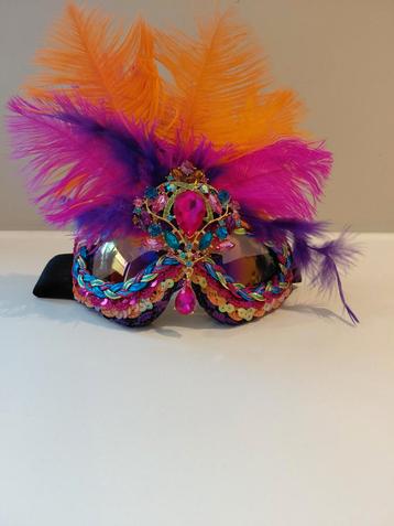 Handgemaakte Carnaval Skibril beschikbaar voor biedingen