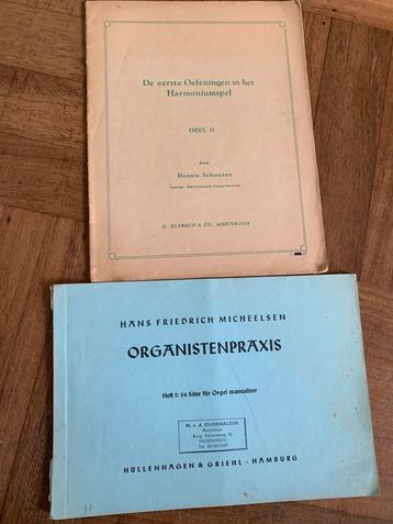 Harmoniumspel & Organistenpraxis - Muziekboeken beschikbaar voor biedingen