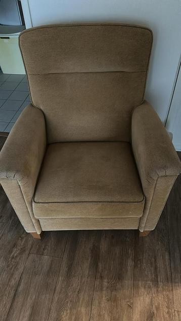 2 x beige fauteuil - gratis