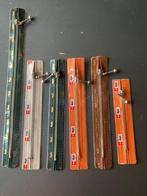 Ritsen zilver metaal M40 met vossestaartloper 10cm 15cm 20cm, Hobby en Vrije tijd, Naaien en Fournituren, Ophalen of Verzenden