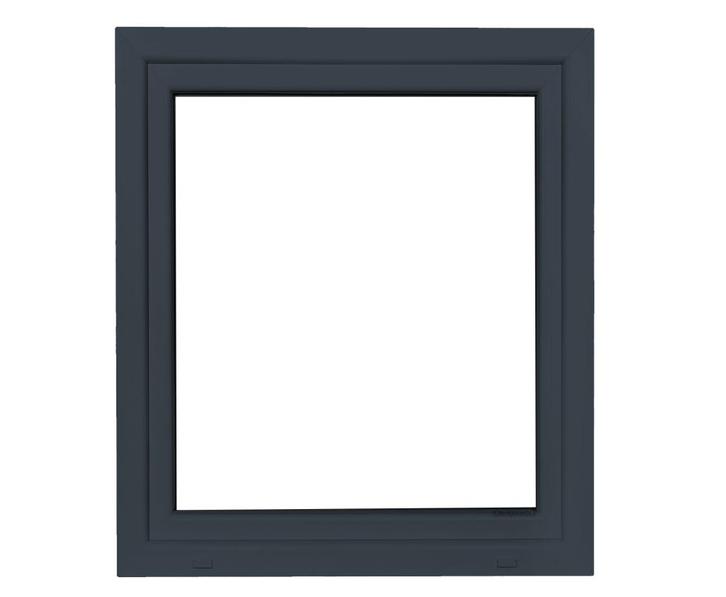 Kunststof Kozijn Draaikiep  B80 H100cm Antraciet, Doe-het-zelf en Verbouw, Kozijnen en Schuifpuien, Nieuw, Raamkozijn, Kunststof