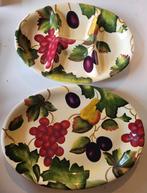 Italiaanse serveerschalen • vintage, Huis en Inrichting, Keuken | Servies, Ophalen of Verzenden, Overige stijlen, Aardewerk, Schaal of Schalen