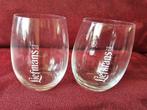 2 Liefmans glazen met schuine letters On The Rocks. Glas, Verzamelen, Ophalen of Verzenden, Zo goed als nieuw, Bierglas