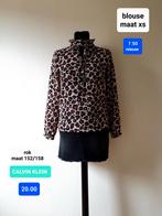 Blouse tijgerprint panterprint, Kleding | Dames, Blouses en Tunieken, Maat 34 (XS) of kleiner, Ophalen of Verzenden, Zo goed als nieuw