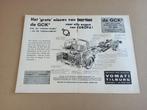 Reclame (uit oud tijdschrift) Berliet GCK/ Truck (1959), Verzamelen, Auto's, Gebruikt, Verzenden