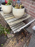 Bistro setje, Tuin en Terras, Tuinsets en Loungesets, Ophalen, Zo goed als nieuw, Overige materialen, 2 zitplaatsen