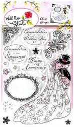 Nieuw grote set clear stempels Romantic van Wild Rose Studio, Ophalen of Verzenden, Nieuw, Clearstamp