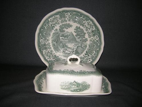 Villeroy & Boch, Burgenland groen decor, div. losse delen, Antiek en Kunst, Antiek | Servies los, Ophalen of Verzenden