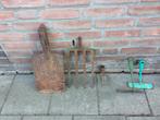 Hand Tuingereedschap Vintage Retro Spade Hark, Ophalen, Gebruikt, Hark