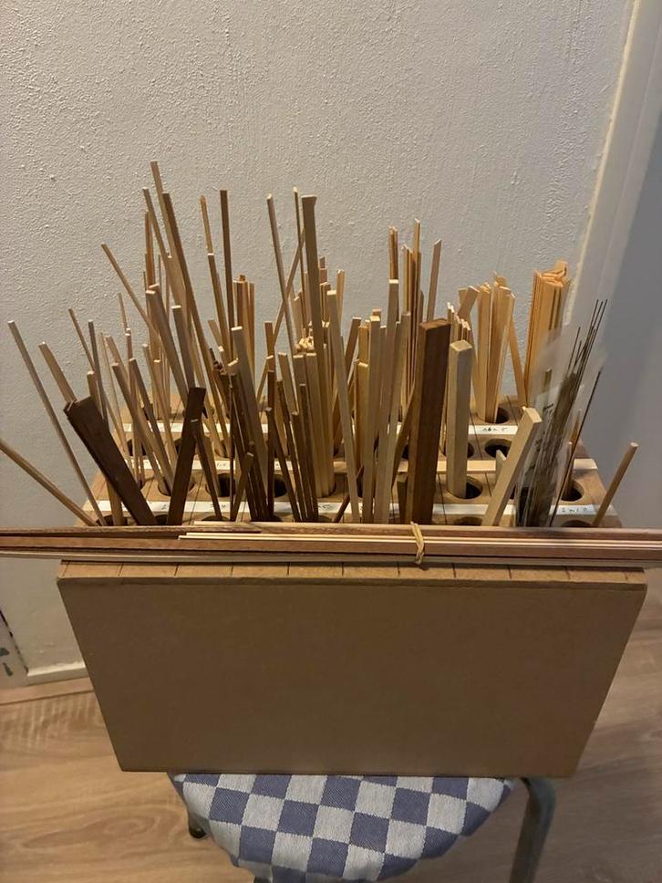 Houten Latjes voor Modelbouw, Hobby en Vrije tijd, Modelbouw | Boten en Schepen, Gebruikt, Groter dan 1:32, Overige merken, Ophalen of Verzenden